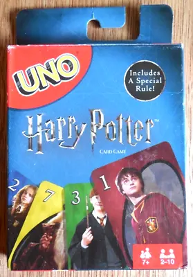 NEW!   2018  Mattel  UNO Harry Potter   Card Game  For 2-10 Players Ages 7+ • $4.99