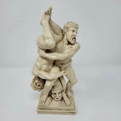 Italian Sculpture A.GIANNETTI Resin Figure Hercules Diomedes A1 • £49.60