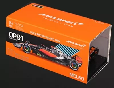 2023 F1 Oscar Piastri McLaren Mercedes Racing MCL60 Diecast Car Model & Driver • $47.89