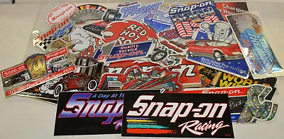  NEW  Assortment Vintage Snap-on Tools Lot Of (35) Tool Box Stickers Decals • $143.32