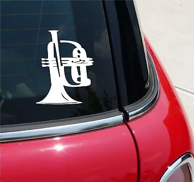 Trumpet Band Music Concert Graphic Decal Sticker Art Car Wall Decor • $3.50