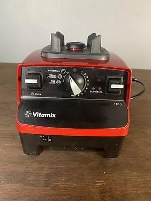 Vitamix 6300 Red Blender VM0102B - Body/Motor Only • $89