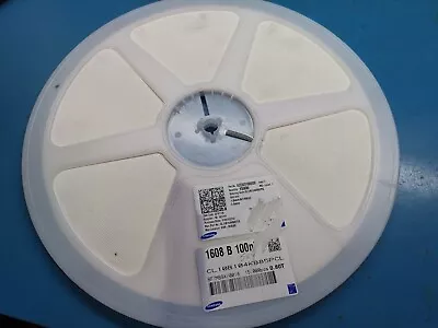 Genuine Samsung  100nF Ceramic Capacitor +/-10%  50V  Full Reel 15000pcs • £65