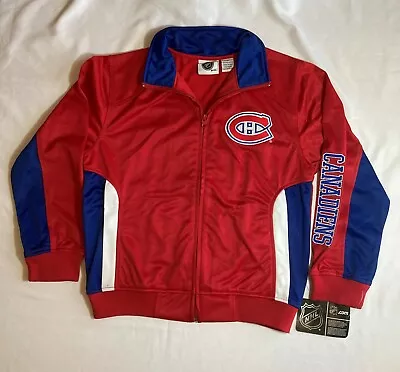 New Montreal Canadiens Team Logo Youth Jacket Size Medium NHL • $16.50