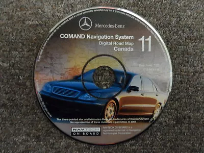 2002 Mercedes Benz COMAND NAV System Canada Digital Road Map CD#11 OEM DEAL • $16.95