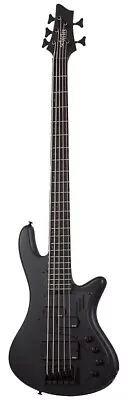 Schecter Stiletto-5 Stealth Pro-Satin Black Bass • $1449