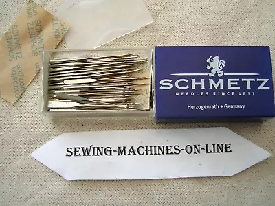 100 Schmetz Sewing Machine Needles 70/10 Fits Bernina Pfaff Janome Elna Brother • £22.95