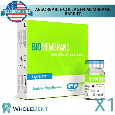 $85 • Buy Absorbable Collagen Membrane Barrier Bovine Origin Sterile Dental Implant