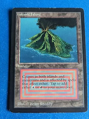 Volcanic Island 1x MtG Beta GREAT CONDITION **See Pictures** • $9999.75