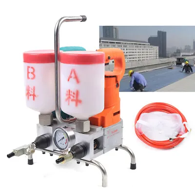 Electric Epoxy Injection Piston Pump Polyurethane Foam Grouting Steel Machine  • $391.40