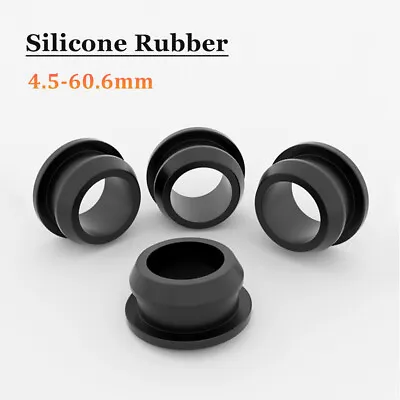 Snap On Grommets Silicone Rubber Plug Bung Cable Wiring Protect Bush 4.5-60.6mm • $2.29