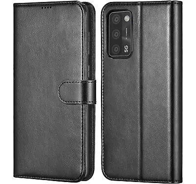 For Oppo A16 A54 A15 A94 A74 A53 A35 A16s Wallet Case Leather Flip Phone Cover • £4.98