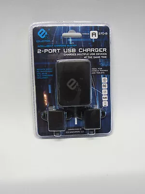 2 Port USB Charger EZ Collection Intelligent Charging System 4 FD-B NEW • $1.99