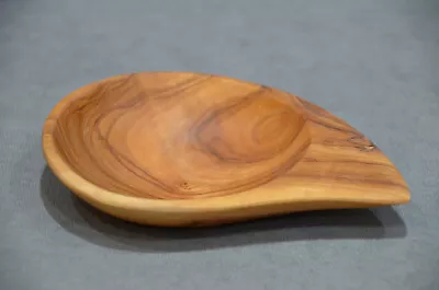 UTOPIA Olive Wood Mini Teardrop Dish 5  (13cm) Antipasti Serving Olives Nuts New • £12.99