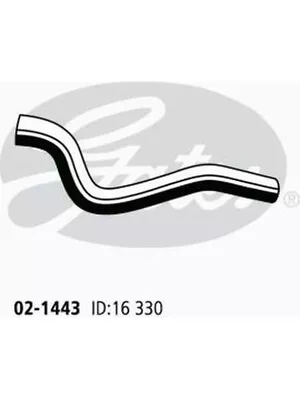 Gates Heater Hose Fits Mitsubishi Outlander 2.0 ZJZKZL 4WD (GF7W) (02-1443) • $27.80