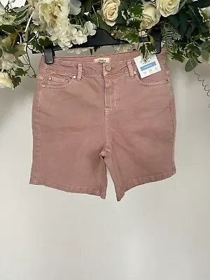 JOULES Ladies Shirley Denim Shorts Size 10 & 14 Pink Short NEW FREEPOST OR76 • £21.99