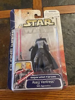 Asajj Ventress Star Wars Clone Wars Sith Apprentice Separatist Forces Hasbro '03 • $11.99