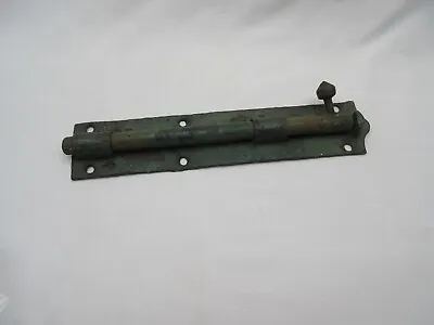Reclaimed Large Vintage Metal Iron Over Painted Garden Gate Shed Bolt No Keep • $24.63