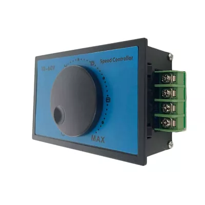 DC 10-60V 20A PWM Motor Speed Controller W/ 10k Soft Knob Switch 12V 24V 48V • $8.99