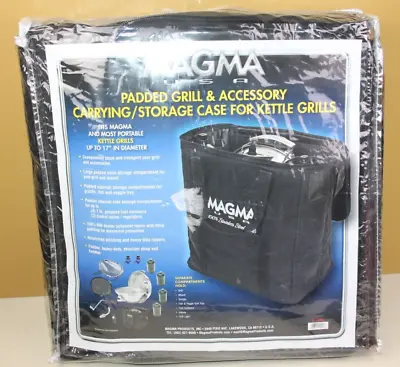 MAGMA Padded Grill & Accessory Carrying/Storage Case For Kettle Grills A10-991 • $87.95