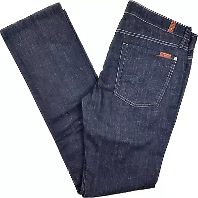 NEW- 7 For All Mankind 'Straight Leg' Stretch Jeans Size- 31 • $125