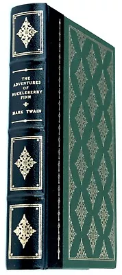 1979 –Huckleberry Finn –MARK TWAIN– Gilt & 'Leather' BInding –Franklin Library • $28.50