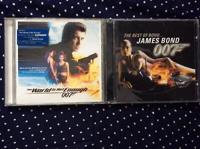  2 James Bond CDs The Best Of Bond And The World Is Not Enough  • £2.49