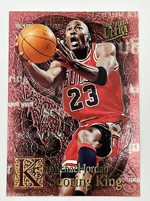 Michael Jordan 1996-97 Fleer Ultra Scoring Kings Plus #4 Of 29 • $2000