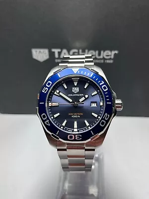 TAG Heuer Aquaracer Blue Dial Men's Watch Ref.WAY101C.BA0746 • $151.50