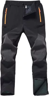 Gash Hao Mens Snow Ski Waterproof Softshell Snowboard Pants Fleece Lined 30x28 • $30