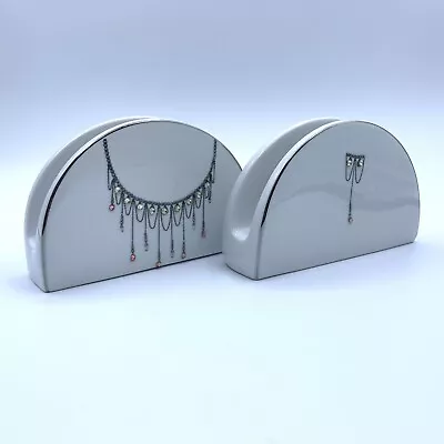 Verdici Design Napkin Holders Mail Holders 2 Pcs W Jewels Necklace Design No Box • $10.50