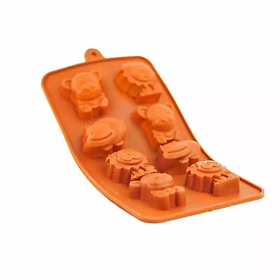 8 Cavity Silicone Wild Safari Animals Mould Tray Animal Molds Jungle Savannah • £2