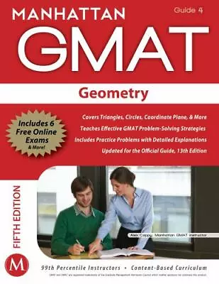 Manhattan GMAT Geometry Guide 4 [With Web Access] By Manhattan GMAT • $5.09