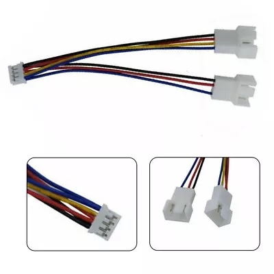 2x 4 Pin PWM Fan Cable Splitter For Graphics Card PH20 To 2510 25 Fan Connector • £6.79