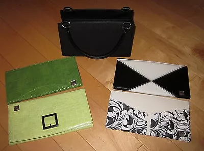 A Lot Miche Black Base Bag & 4 Shells Green Blacks White Satchel Purse • $99