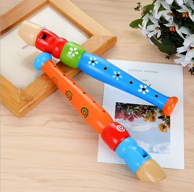 £8.74 • Buy Colorful Wooden Trumpet Buglet Hooter Bugle Educational Toy Gift For Kids Gifts