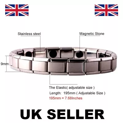 Magnetic Bracelet Health Bio Therapy Arthritis  Pain Relief Improves Circulation • £3.49