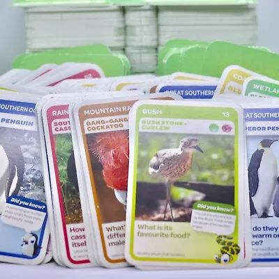 Woolworths Aussie Animals Cards - (Green) HEAPS! BUY MORE & SAVE UP TO 50%!!! • $1