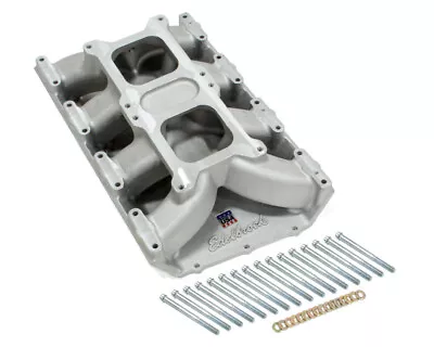 EDELBROCK 7524 BBM 426 Hemi Dual Quad Intake Manifold For Select Chrysler Mopar • $710.95