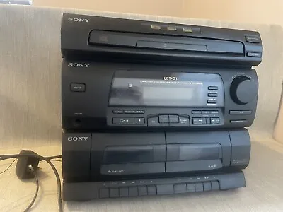 Sony Compact Hi-Fi Stereo System LBT-G1 Spares/Repairs - 3CD Changer Faulty • £30