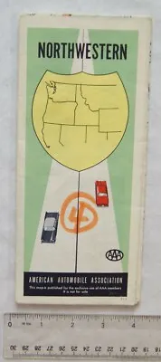 £1.50 • Buy 1961 American Automobile Association Map Northwestern States
