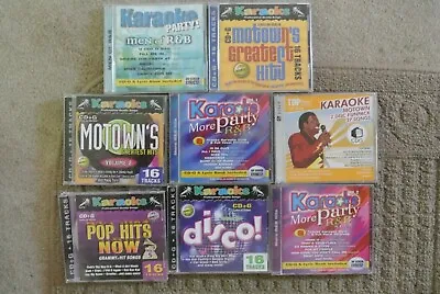 Karaoke Motown Classics: Lot Of 8. See Pictures For Titles. All VG++ Condition • $17.50