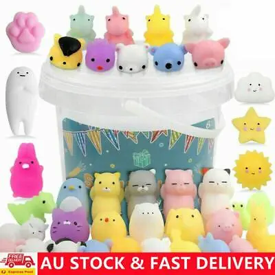 $18.99 • Buy 10/20Pcs Mini Animal Squishies Kawaii Mochi Squeeze Toys Stretch Stress Squishy