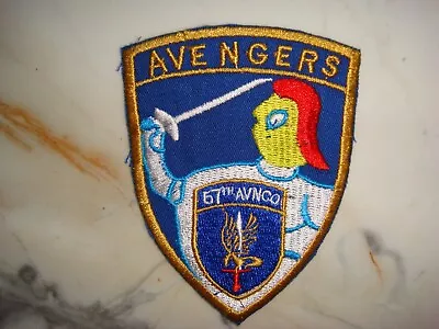 US 57th AVIATION HELICOPTER Co.   AVENGERS   VIETNAM WAR PATCH • $10.95