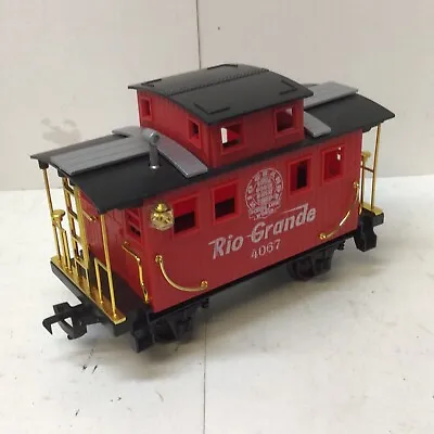 Scientific Toys Train Car Caboose Rio Grande #4067 G Scale Gauge Red • $22.99