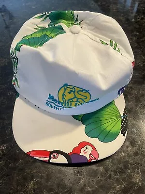 RARE Vintage Merrill Lynch South Florida District Tropical Hat • $65