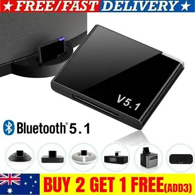 Bluetooth Music Receiver Audio Adapter 30-Pin Bose Dock Speaker For IPhone IPod • $5.99