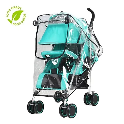 $30.39 • Buy Baby Stroller Rain Cover Waterproof Umbrella Stroller Wind Dust Shield Cover Au