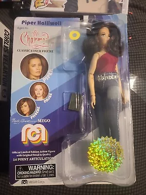 New MEGO Piper Halliwell Charmed Limited Edition 8  Doll Figure Sealed In Case • $12