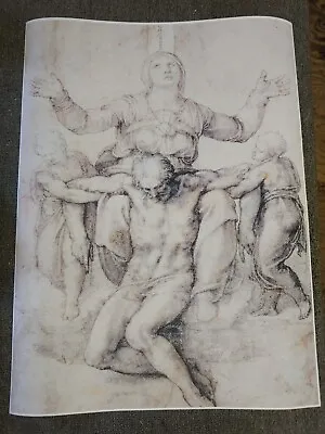 Pieta Michelangelo Drawing Poster Print • $14.99